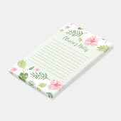 Bloemen Persoonlijke notities Post-it® Notes (Schuin)