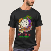  Bloemen Pickleball spel T-shirt (Voorkant)