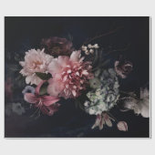  bloemen. pinda's, tulpen, lily, hydrangea cadeaupapier (Vlak)