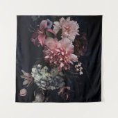bloemen. pinda's, tulpen, lily, hydrangea wandkleed (Voorkant (horizontaal))