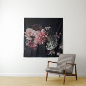 bloemen. pinda's, tulpen, lily, hydrangea wandkleed (In situ)