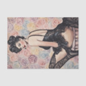  Bloemen Pinup Kant Decoupage Papier (Voorkant)