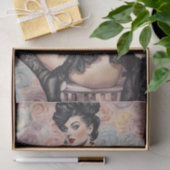  Bloemen Pinup Kant Decoupage Papier (Geschenk)