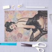  Bloemen Pinup Kant Decoupage Papier (Craft)