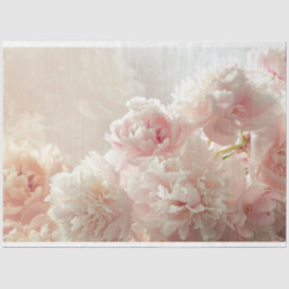 Bloemen  Pioenen in Bloom Decoupage Tissuepapier