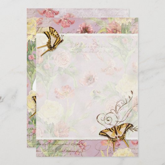 Bloemen Pioenroos Tulp Bloemisterij Bloemen Bruilo (Voorkant / Achterkant)