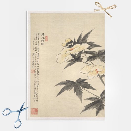 Bloemen Pl. 08 voor Liang Yuwei Tissuepapier