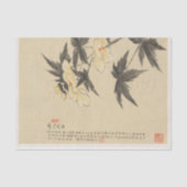 Bloemen Pl. 08 voor Liang Yuwei Tissuepapier (Voorkant)