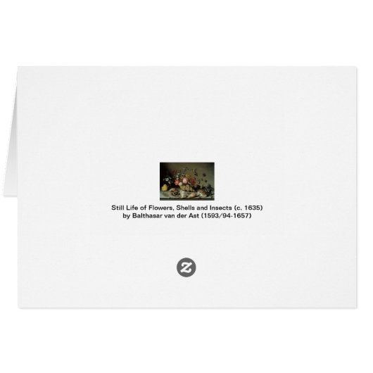 Bloemen, planken en insecten Balthasar van der Ast (Achterkant Horizontaal)