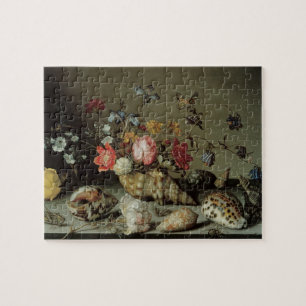 Bloemen, planken en insecten Balthasar van der Ast Legpuzzel