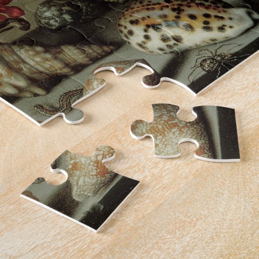 Bloemen, planken en insecten Balthasar van der Ast Legpuzzel (Zijkant)