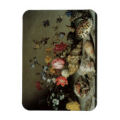 Bloemen, planken en insecten Balthasar van der Ast Magneet (Verticaal)