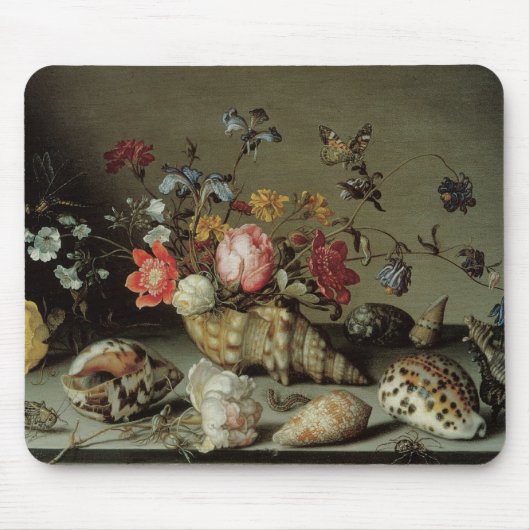 Bloemen, planken en insecten Balthasar van der Ast Muismat (Voorkant)