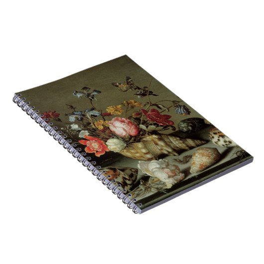 Bloemen, planken en insecten Balthasar van der Ast Notitieboek (Rechterzijde)