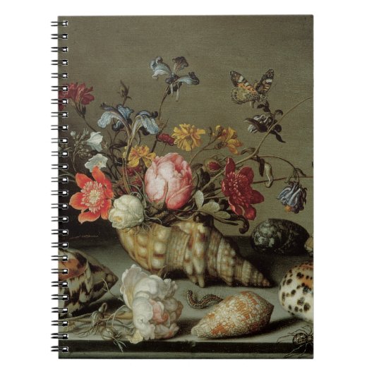 Bloemen, planken en insecten Balthasar van der Ast Notitieboek (Voorkant)
