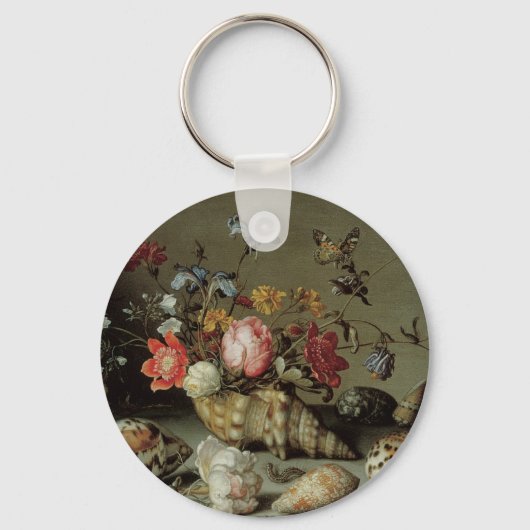 Bloemen, planken en insecten Balthasar van der Ast Sleutelhanger (Voorkant)