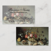 Bloemen, planken en insecten Balthasar van der Ast Visitekaartje (Voorkant / Achterkant)