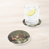 Bloemen, planken en insecten Balthasar van der Ast Zandsteen Onderzetter (Zijkant)