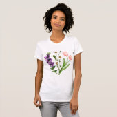  Bloemen Plant Foxglove Daisy Tulip Flower G T-shirt (Voorkant volledig)