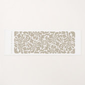 Bloemen & Planten | Beige yogamat (Voorkant (horizontaal))