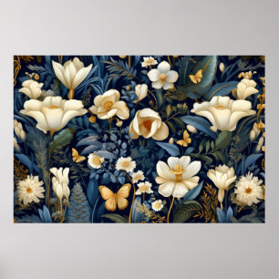 Bloemen planten bloemmotief poster