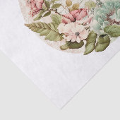  Bloemen Plaque voor Decoupage Tissuepapier (Detail)