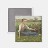 Bloemen plukken | 1882 magneet (Voorkant / Achterkant)