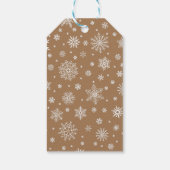  Bloemen Poinsettia Gift Label Cadeaulabel (Achterkant)