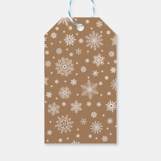  Bloemen Poinsettia Gift Label Cadeaulabel (Achterkant)