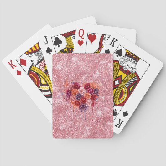 Bloemen Pokerkaarten (Achterkant)