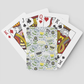 bloemen pokerkaarten