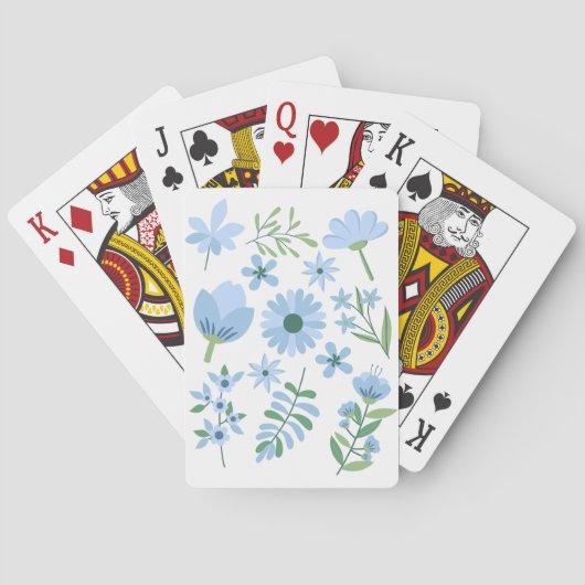 Bloemen Pokerkaarten (Achterkant)
