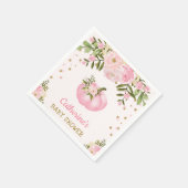 Bloemen Pompoen Papier Servet Herfst Herfst Baby M (Hoek)
