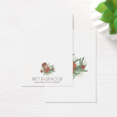 Bloemen Poppy Earring Ketting Display Kaart (Bureau)