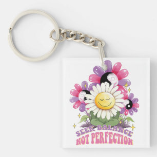 Bloemen Positieve offerte zoeken evenwicht niet pe Sleutelhanger