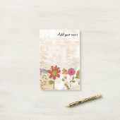 Bloemen Post-it® Notes (Op bureau)