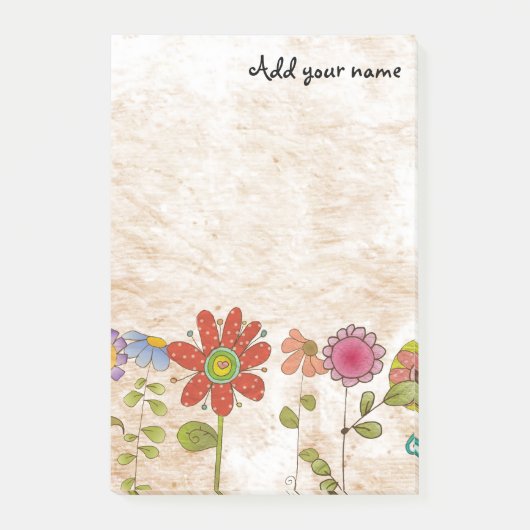 Bloemen Post-it® Notes (Voorkant)