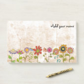 Bloemen Post-it® Notes (Op bureau)