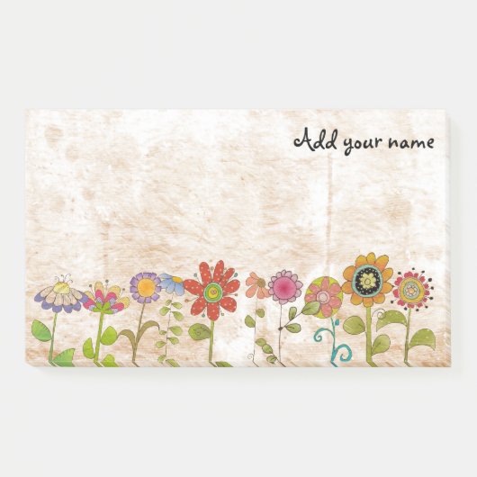 Bloemen Post-it® Notes (Voorkant)