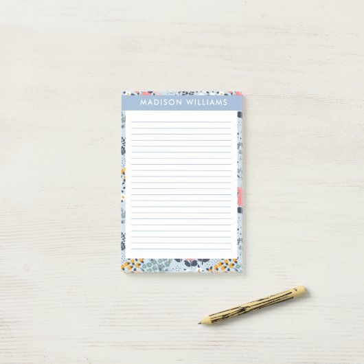 Bloemen Post-it® Notes (Op bureau)