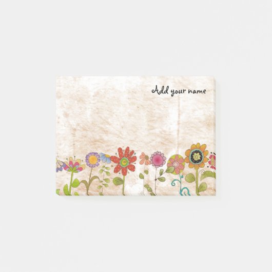 Bloemen Post-it® Notes (Voorkant)