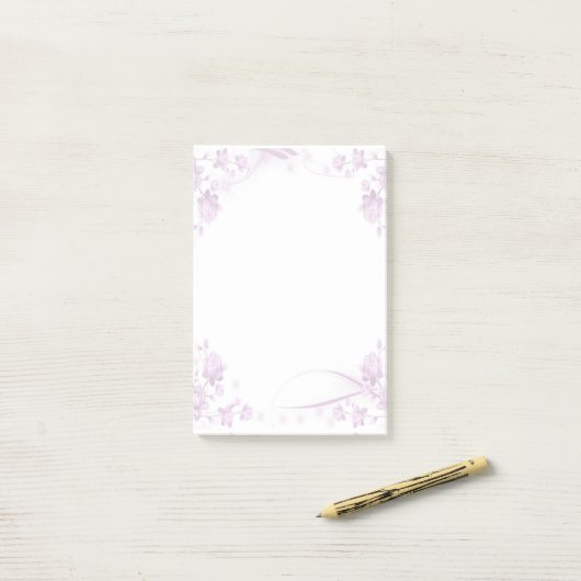 Bloemen Post-it® Notes (Op bureau)