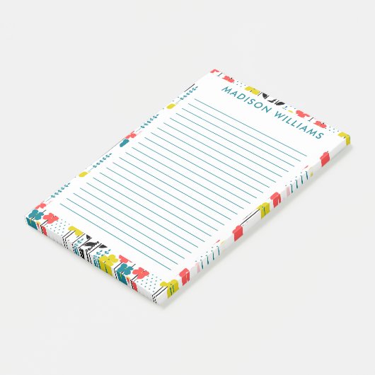Bloemen post-it notities post-it® notes (Schuin)