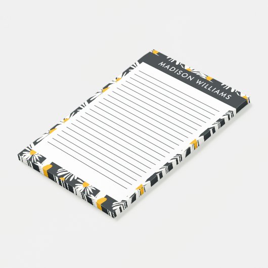 Bloemen post-it notities post-it® notes (Schuin)