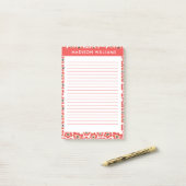 Bloemen post-it notities post-it® notes (Op bureau)
