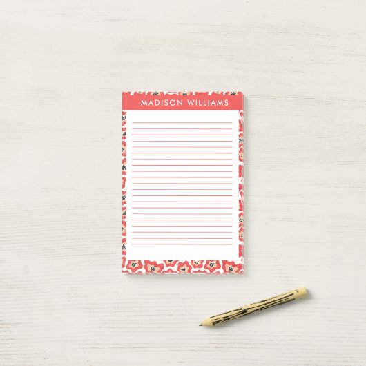 Bloemen post-it notities post-it® notes (Op bureau)