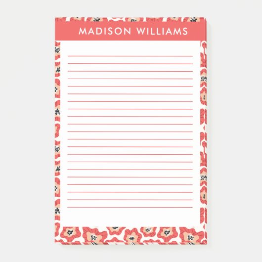 Bloemen post-it notities post-it® notes (Voorkant)
