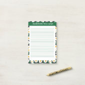 Bloemen post-it notities post-it® notes (Op bureau)
