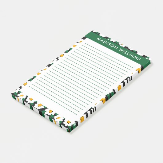 Bloemen post-it notities post-it® notes (Schuin)