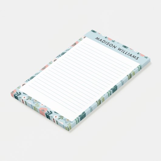 Bloemen post-it notities post-it® notes (Schuin)